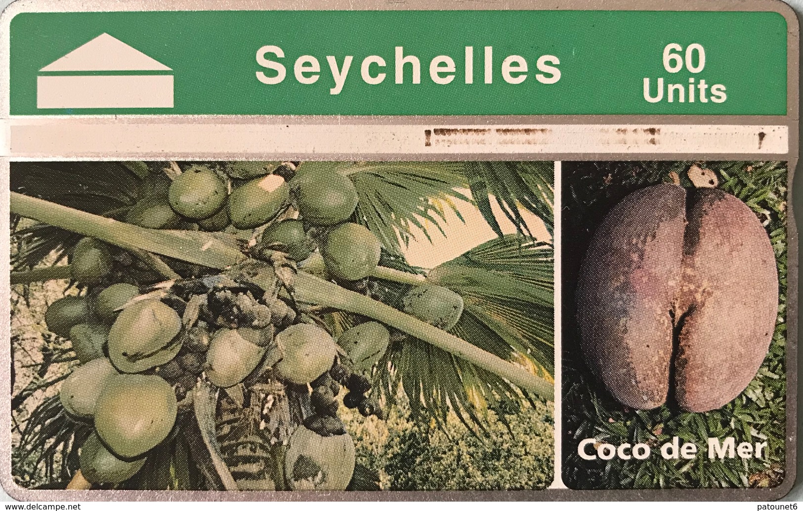 SEYCHELLES - Phonecard  -  Landis § Gyr  -  Coco De Mer  -  60 Units - Seychellen