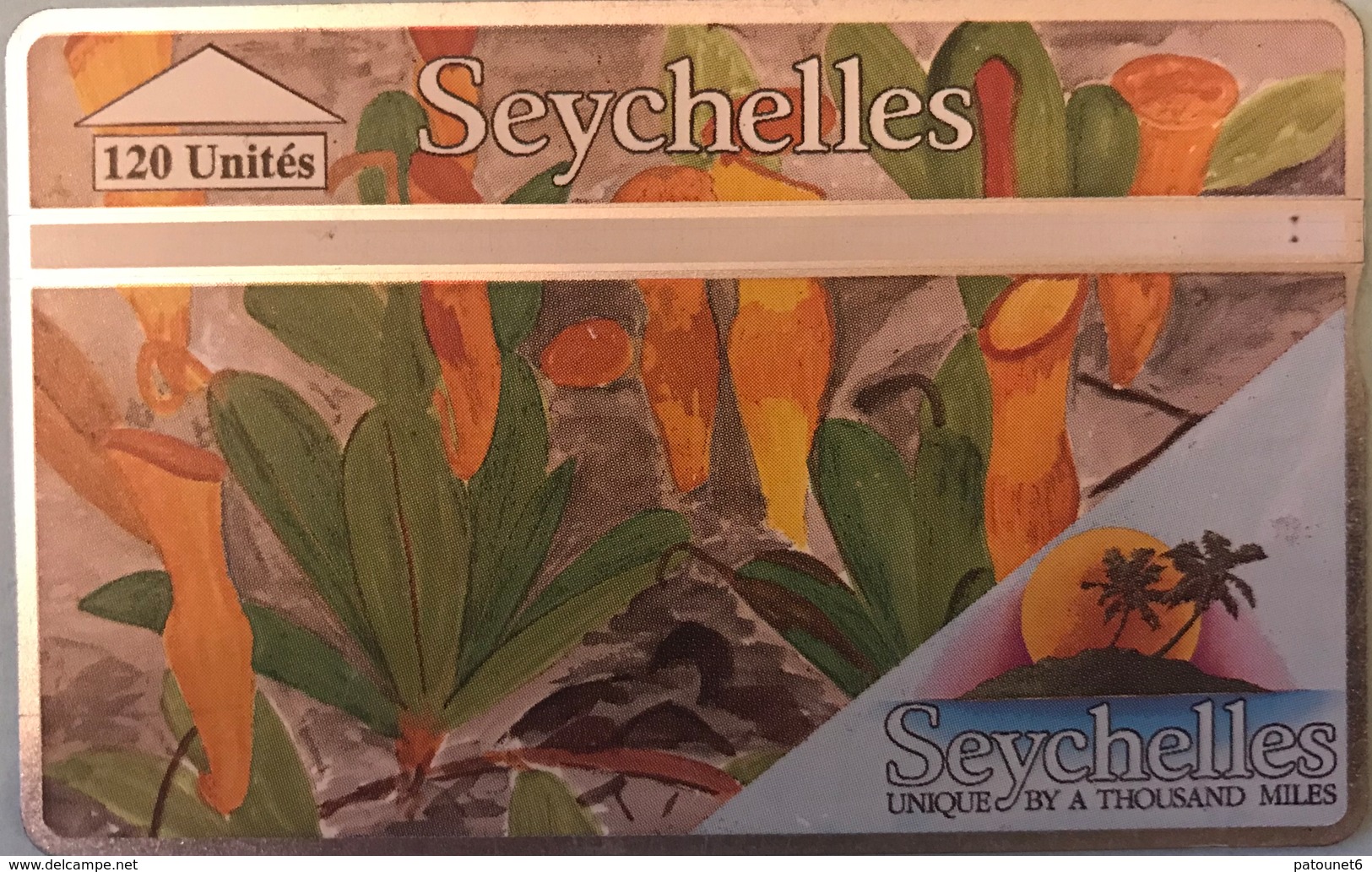 SEYCHELLES - Phonecard  -  Landis § Gyr  -  Seychelles Folia  -  120 Units - Seychelles