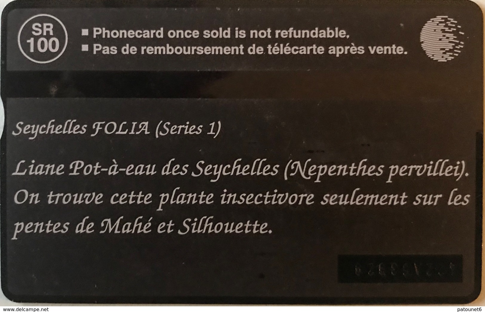 SEYCHELLES - Phonecard  -  Landis § Gyr  -  Seychelles Folia  -  120 Units - Seychelles