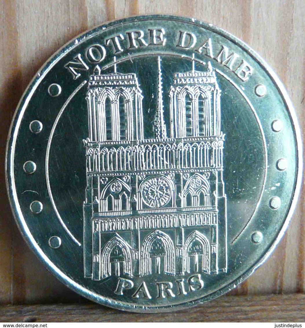 CATHEDRALE NOTRE DAME DE PARIS ET SA FLECHE 2014 MONNAIE DE PARIS JETON TOURISTIQUE - 2014