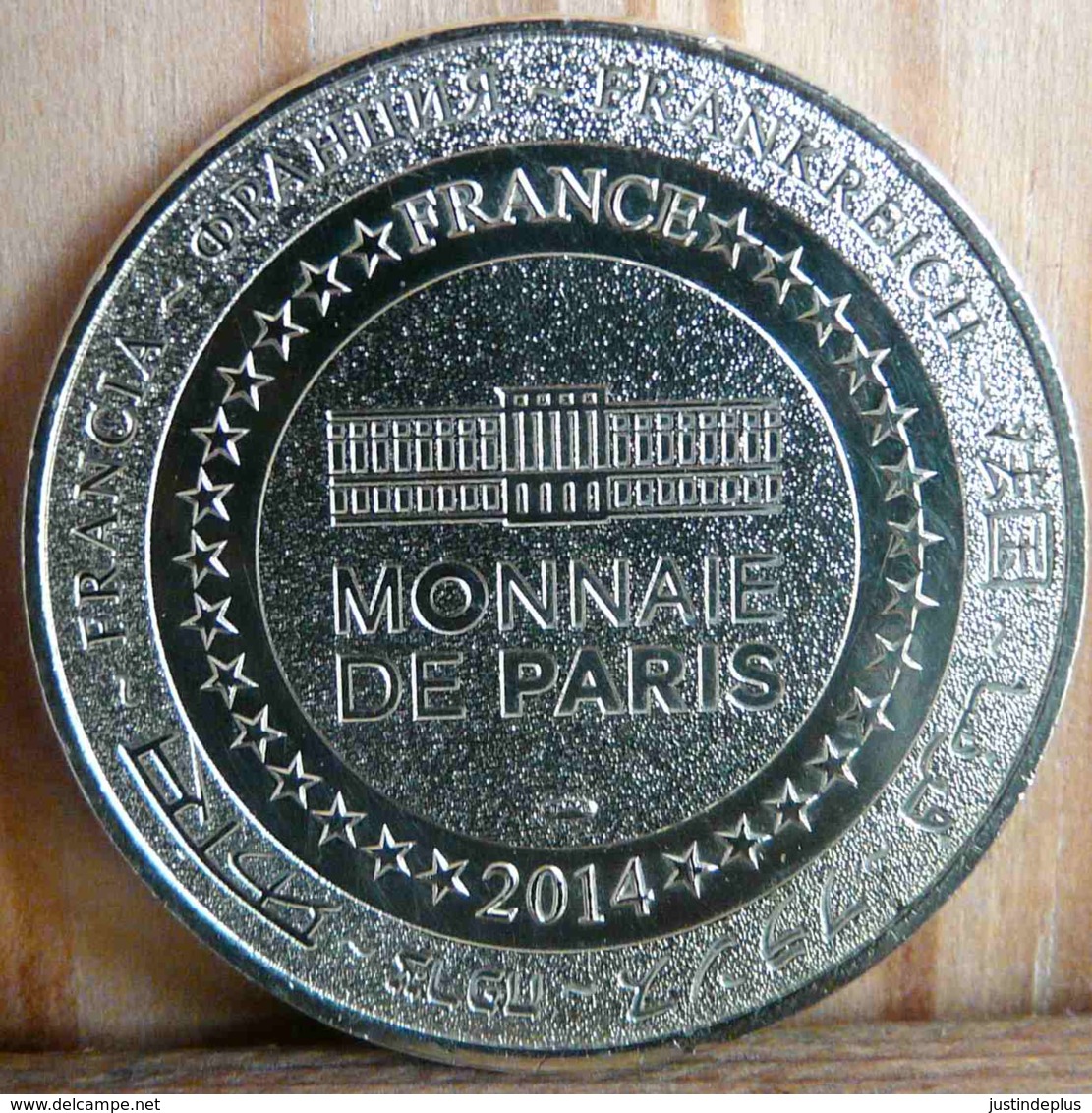 CATHEDRALE NOTRE DAME DE PARIS ET SA FLECHE 2014 MONNAIE DE PARIS JETON TOURISTIQUE - 2014