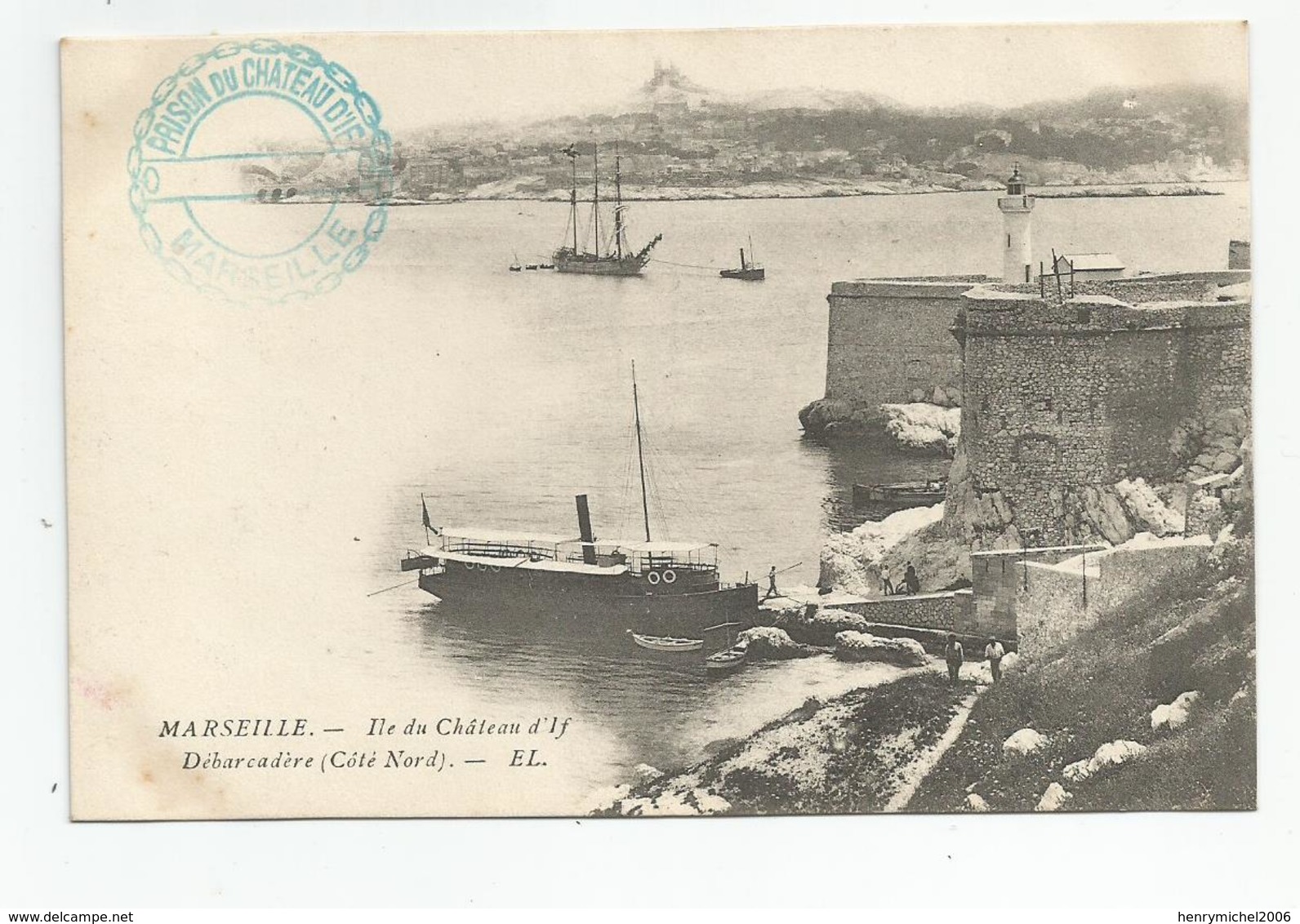 Marseille Débarcadère Coté Nord Voilier Coté Nord Ile Du Chateau D'if - Kasteel Van If, Eilanden…