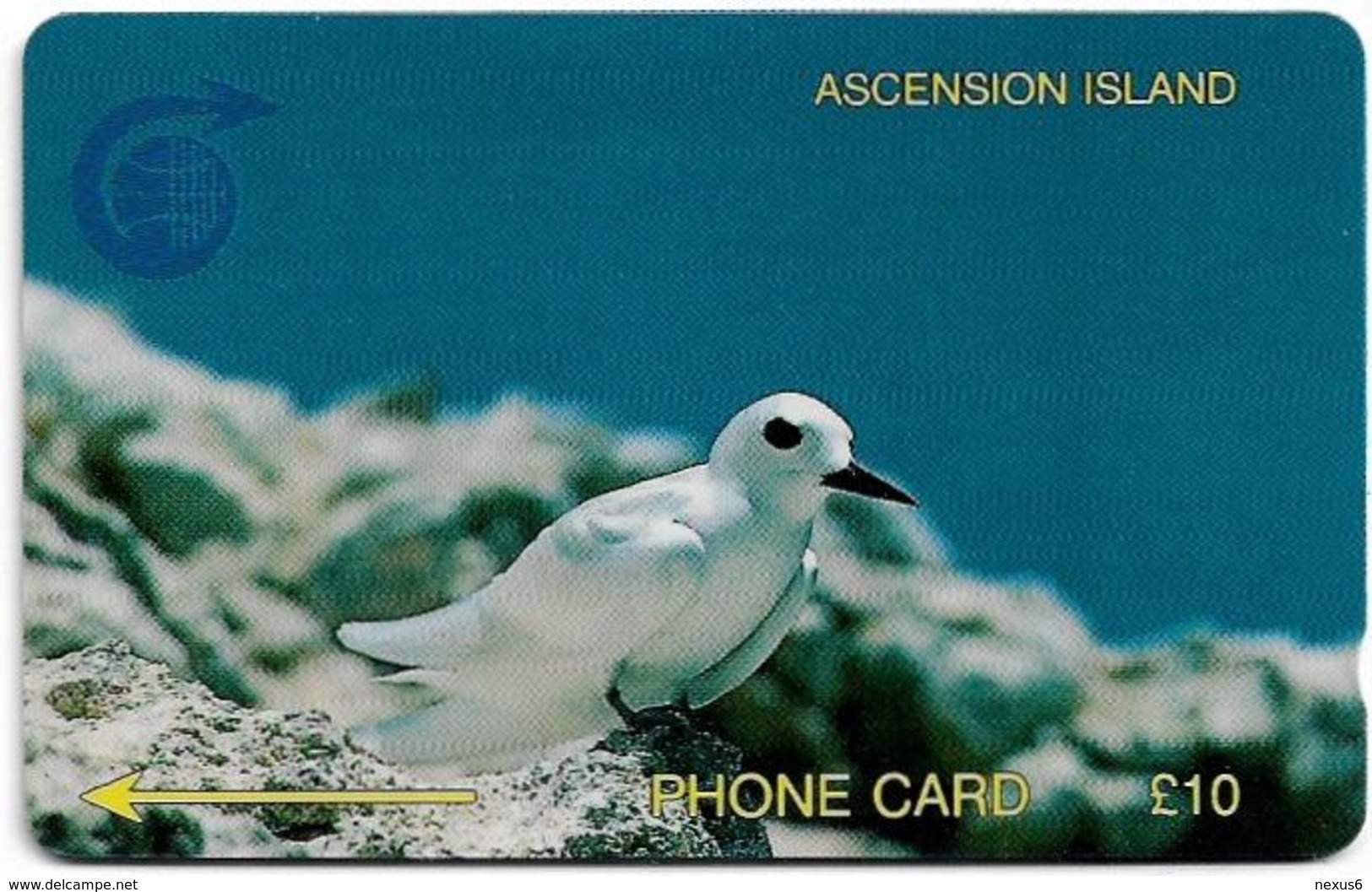 Ascension Island - C&W - GPT - 3CASB - Fairy Tern, 1992, 5.000ex, Used - Ascension