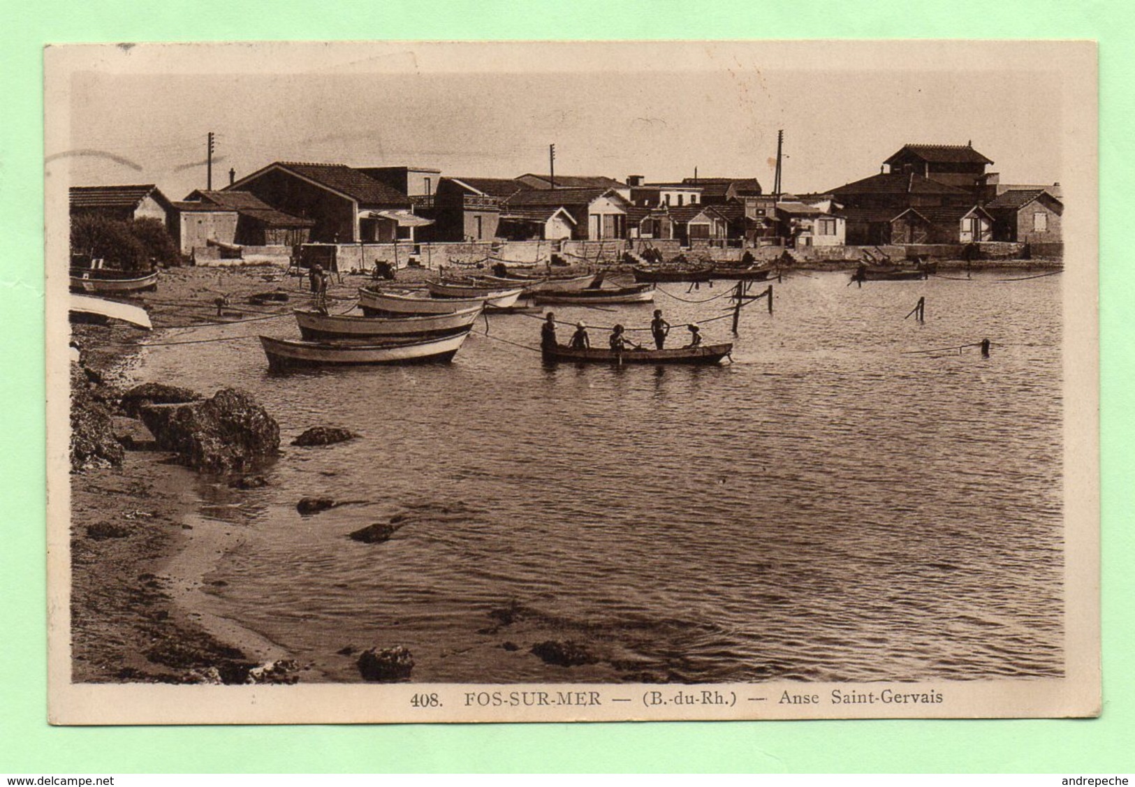 DAGUIN - FOS-sur-MER  "FOS-SUR-MER SA PLAGE SON CASINO SES RUINES" - 1940 - - 1921-1960: Période Moderne