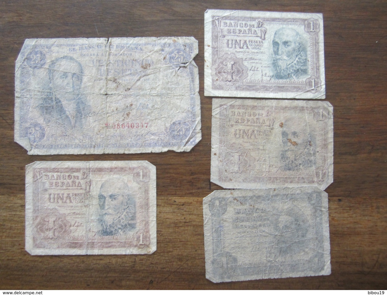 BILLETS ESPAGNOL - 1-2 Pesetas