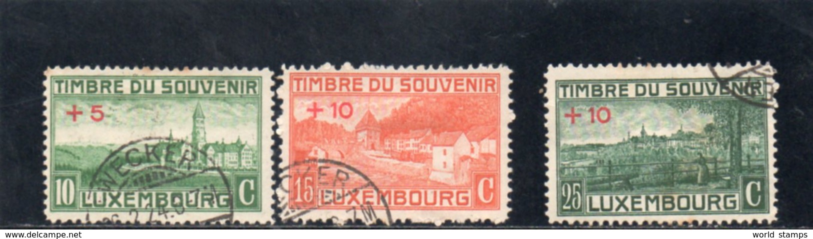 LUXEMBOURG 1921 O - Oblitérés