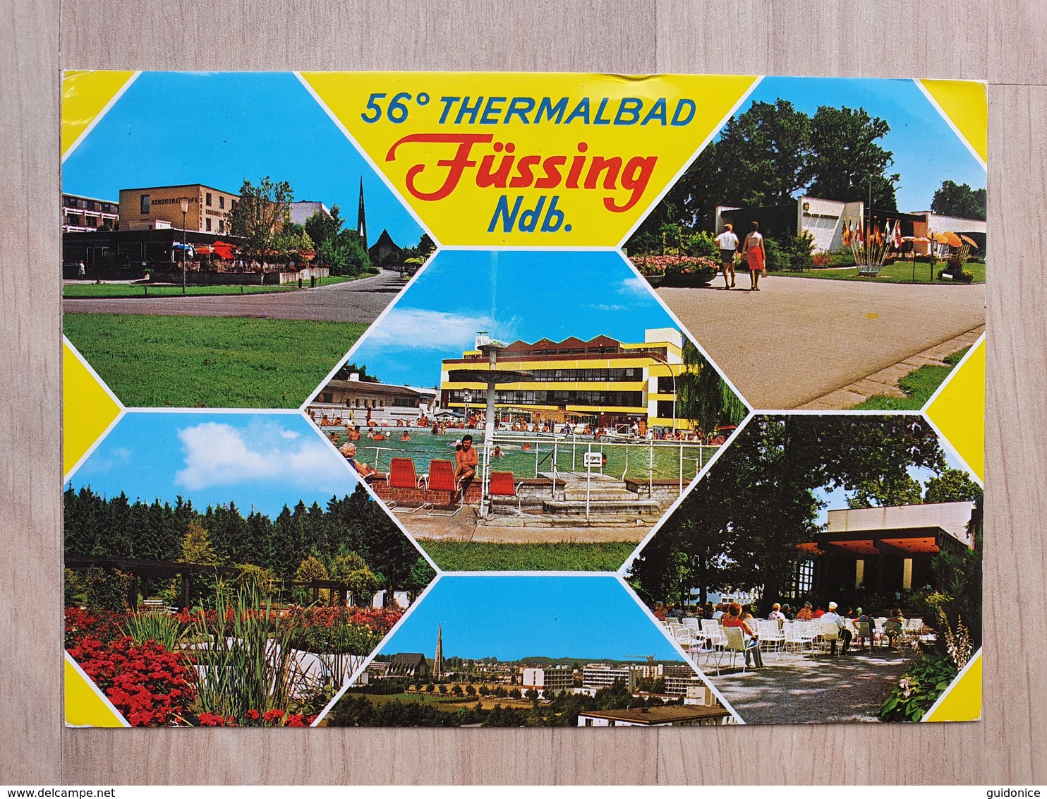 Ansichtskarte - (Bad) Füssing - 6 Ansichten (1984 Gelaufen) - Bad Fuessing