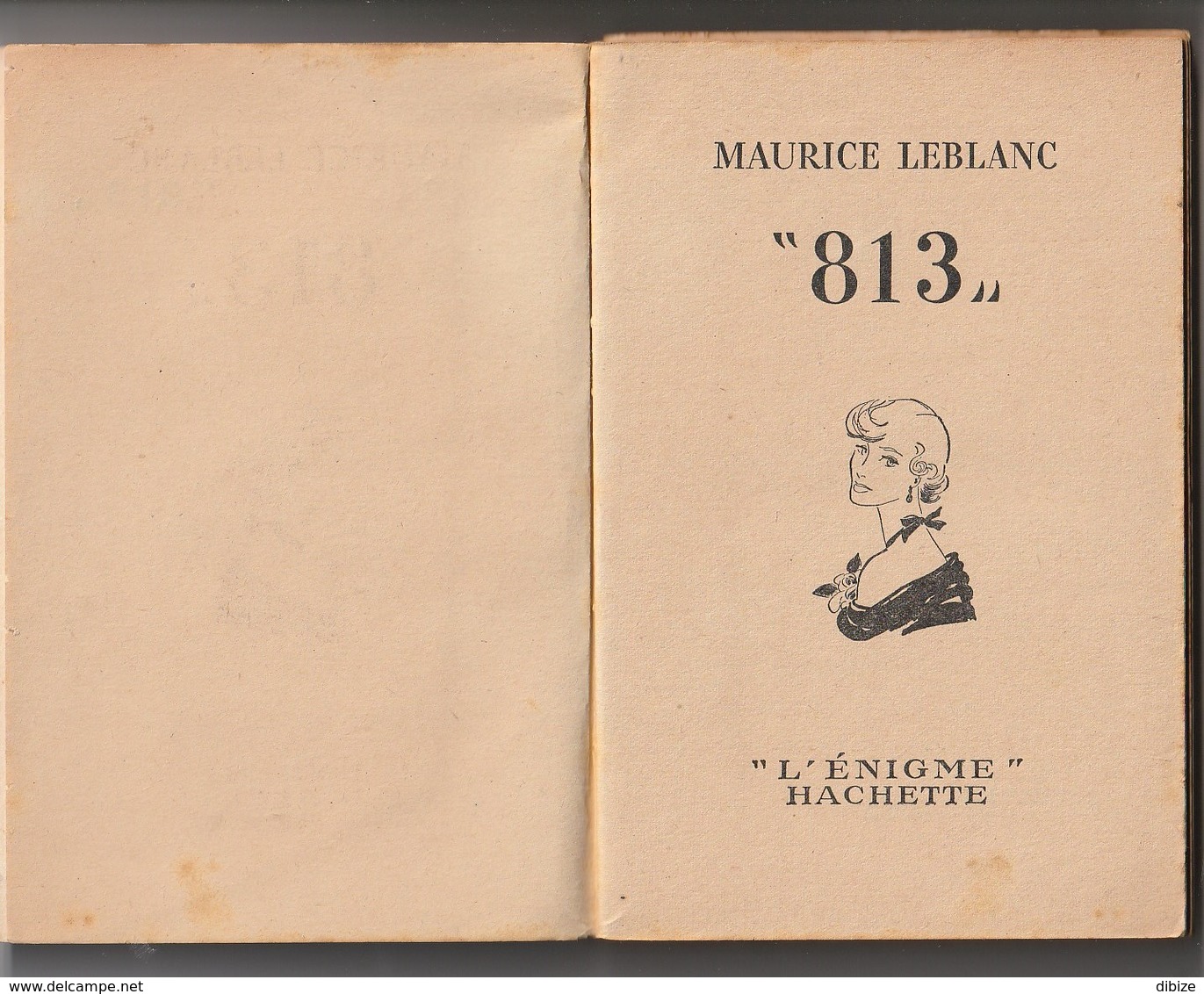 Roman. Maurice Leblanc. 813.  Edition ? L'énigme Hachette  N° 223.  Année 1950. - Hachette - Point D'Interrogation