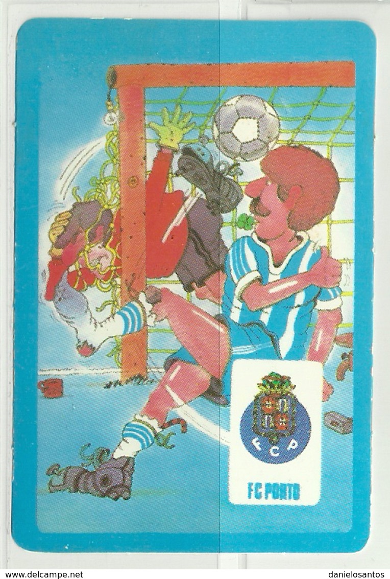 1986 Pocket Calendar Calandrier Calendario Portugal Futebol Soccer Futebol Clube Do Porto - Grand Format : 1981-90