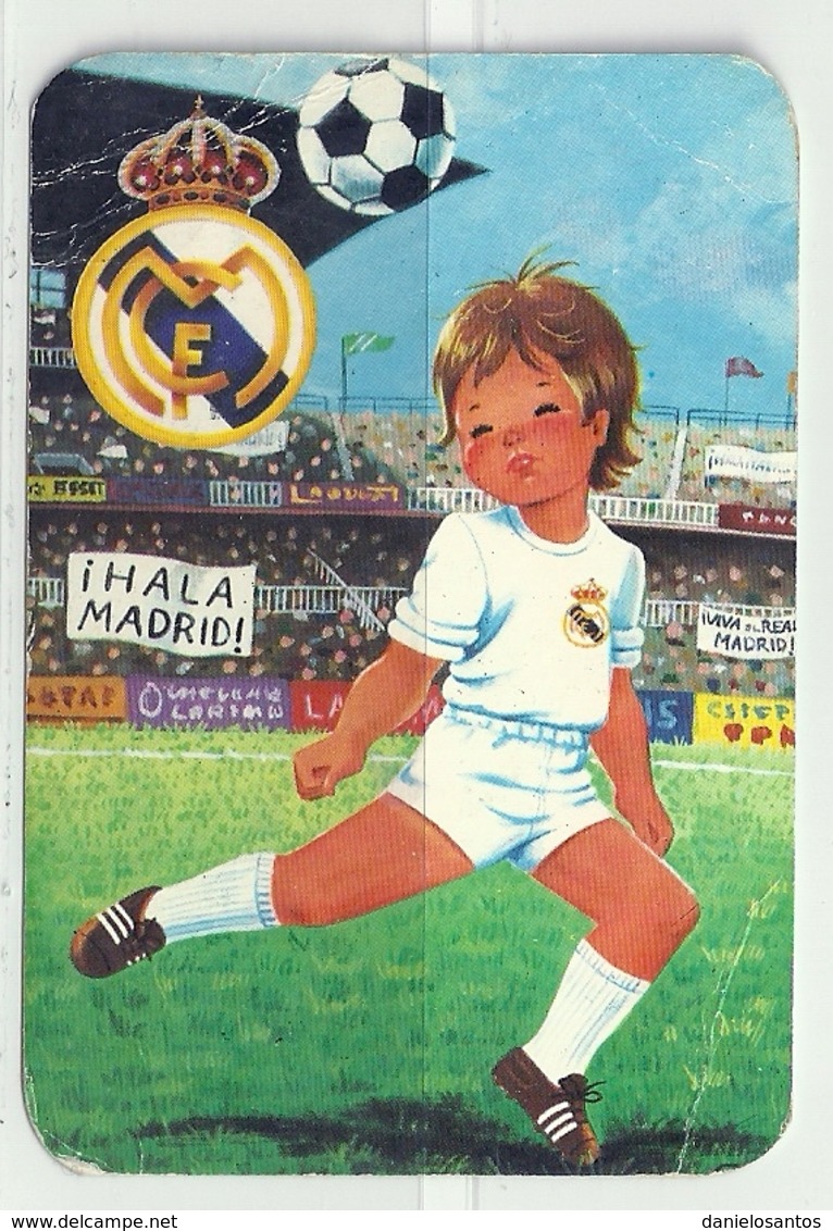 1989 Pocket Calendar Calandrier Calendario Portugal Futebol Soccer Spain Real Madrid - Grand Format : 1981-90