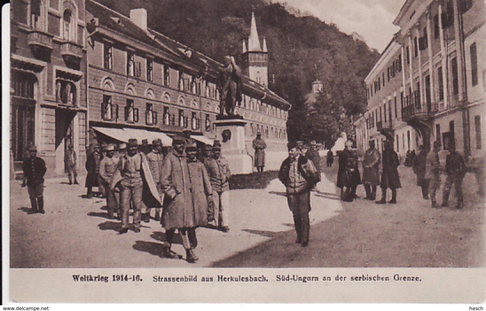 269032Strassenbild Aus Herkulesbach. Süd-Ungarn An Der Serbischen Grenze (links Unter 1 Sher Kleine Falten) - Guerra 1914-18