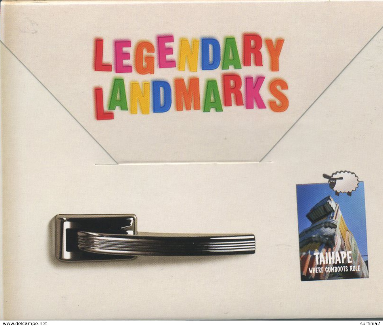 NEW ZEALAND - PACK OF 5 "LEGENDARY LANDMARKS" In A FOLDED LETTER CARD TYPE (POSTCARDS)  T359 - Postal Stationery