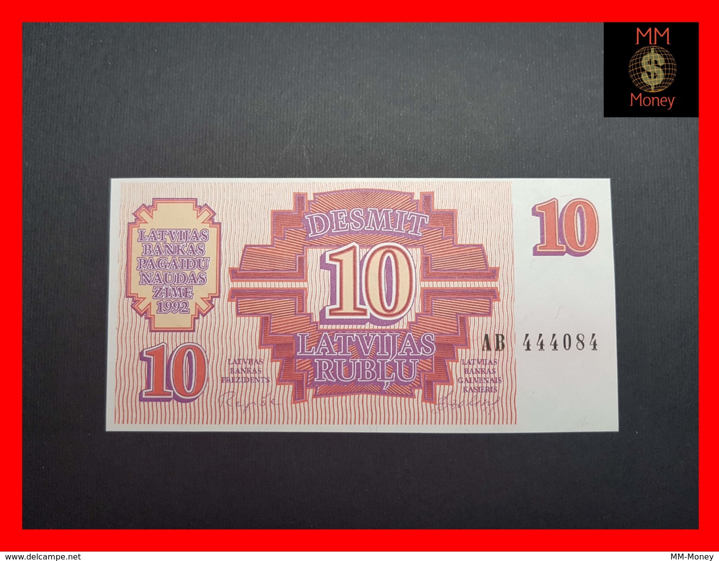 LATVIA 10 Rublu 1992  P. 38  UNC - Lettonie