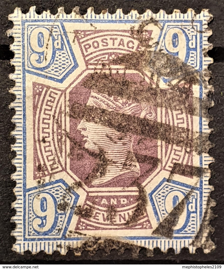 GREAT BRITAIN 1887/92 - Canceled - Sc# 120 - Jubilee Issue 9d - Gebruikt