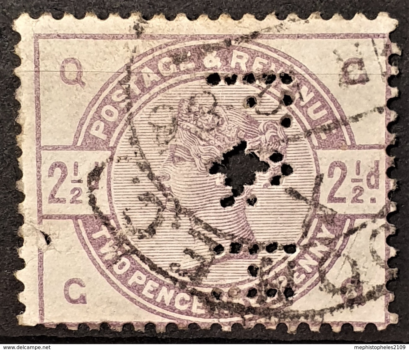 GREAT BRITAIN 1883/84 - Canceled - Sc# 101 - 2.5d - Gebruikt