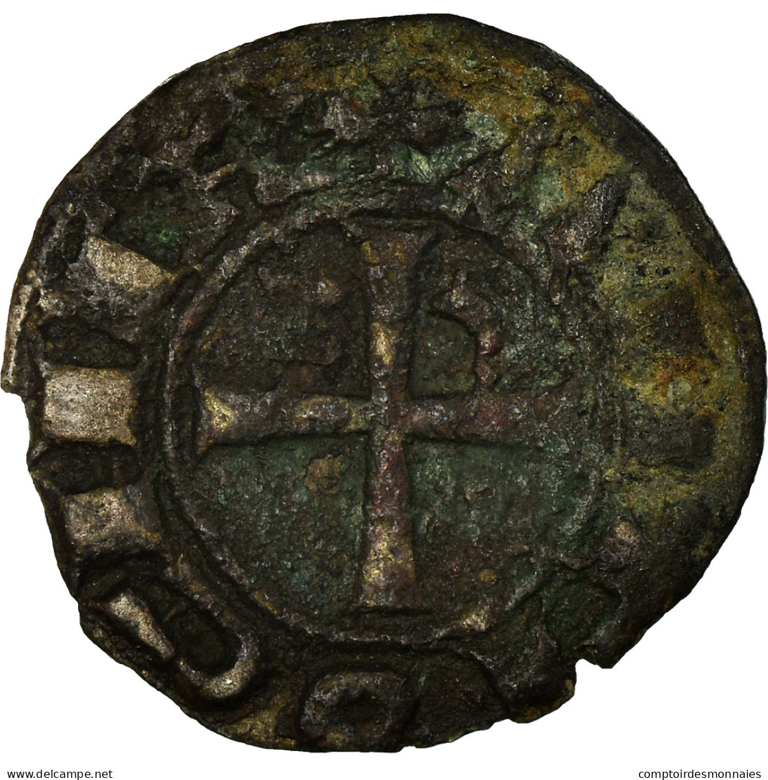 Monnaie, Turquie, Crusader States, Bohemund III, Denier, 1163-1201, Antioche - Türkei