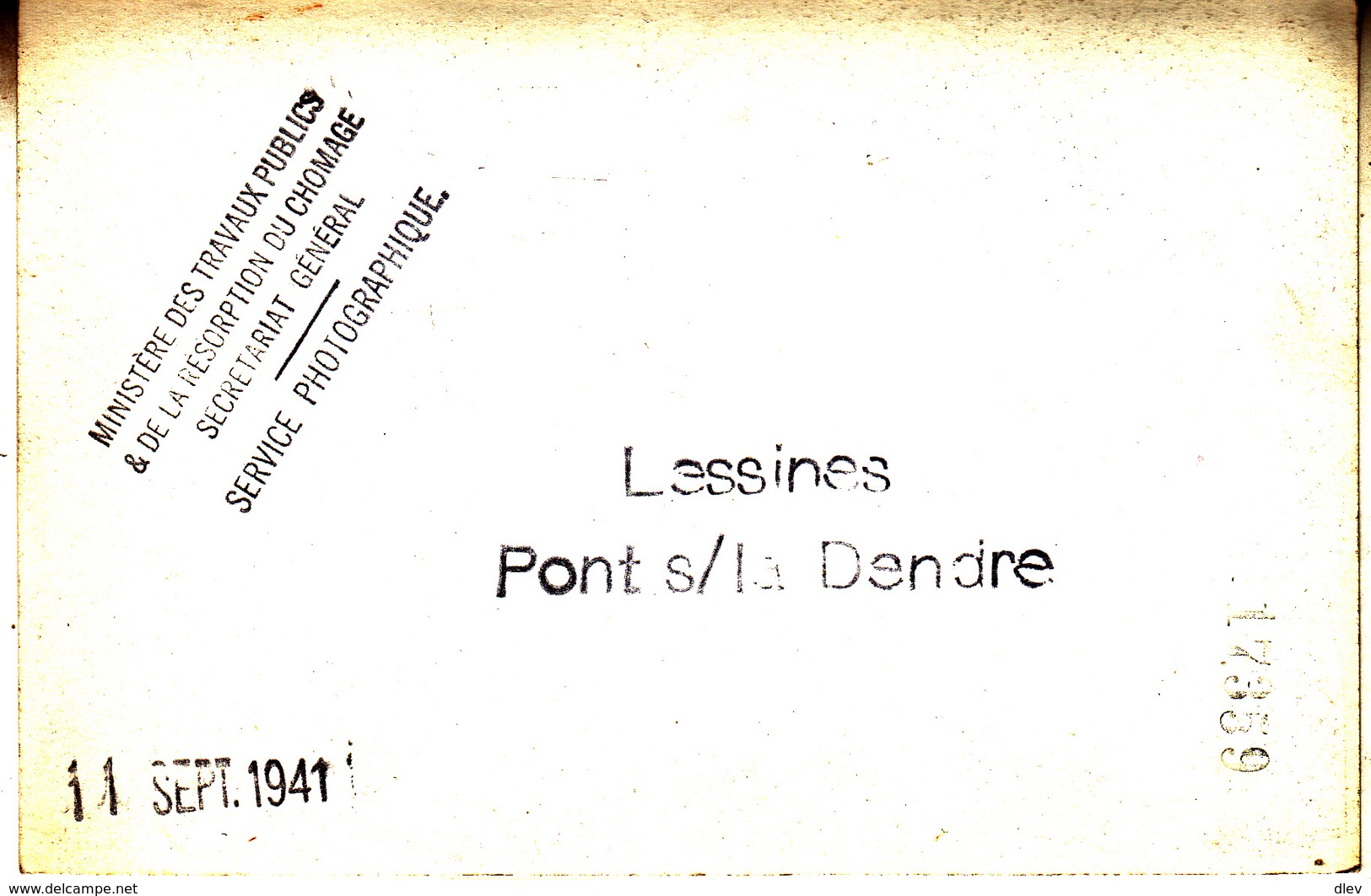 Lessines - Pont Sur La Dendre - 1941 - Photo 10 X 15 Cm - Lieux
