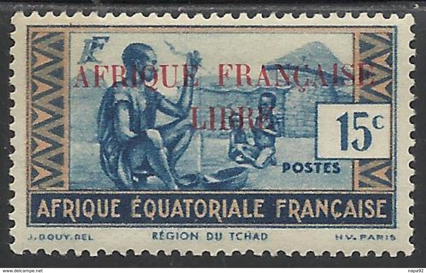 AFRIQUE EQUATORIALE FRANCAISE - AEF - A.E.F. - 1940 - YT 97** - Nuovi