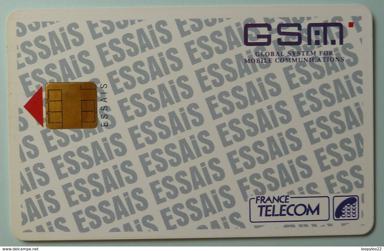 FRANCE - Early GSM Trial - ESSAIS - Low Number - Not Toned - Used - R - Internas