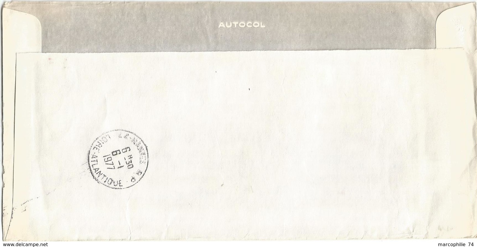 3FR ST FLORENTX3+10C BLASON PAIRE LETTRE DISTRIBUTION SPECIAL TAD 25  MONTBELIARD ANNEXE 1 5.1.1977 DOUBS - Handstempel