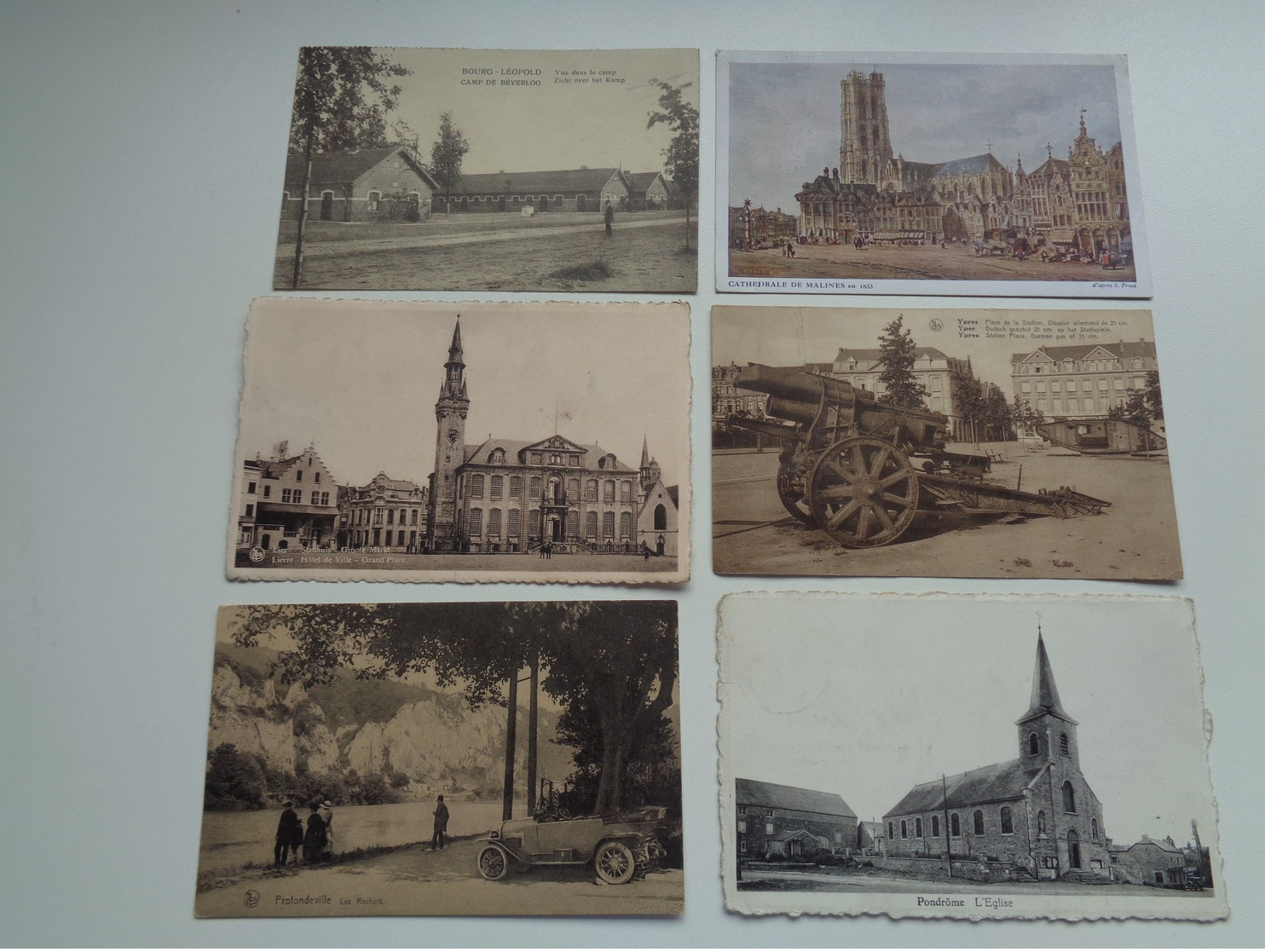 Lot de 100 cartes postales de Belgique       Lot van 100 postkaarten van België   - 100 scans