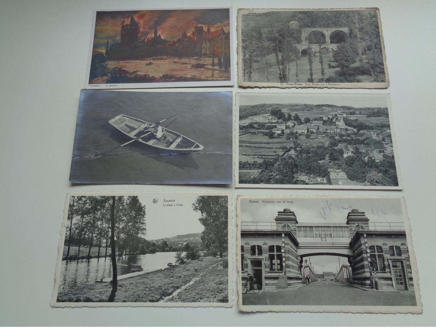 Lot de 100 cartes postales de Belgique       Lot van 100 postkaarten van België   - 100 scans