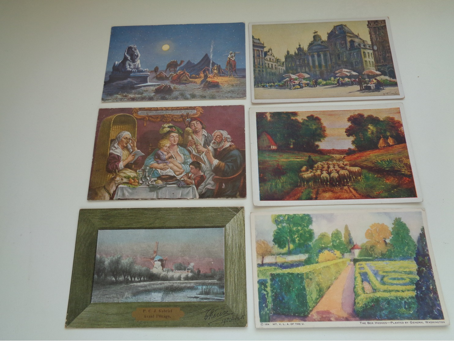 Beau Lot 60 Cartes Postales Fantaisie Peintures  Peinture     Mooi Lot 60 Postkaarten Fantasie  Schilderijen  Schilderij - 5 - 99 Postkaarten