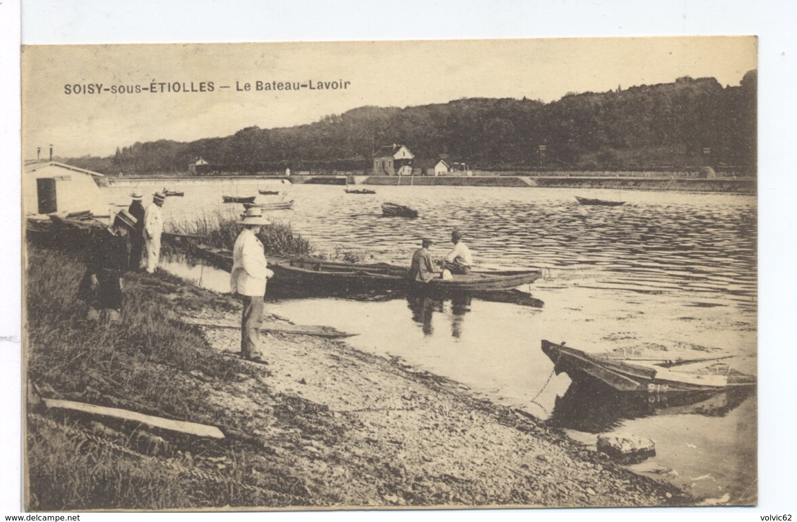 CPA Soisy Sous Etiolles Le Bateau Lavoir - Autres & Non Classés