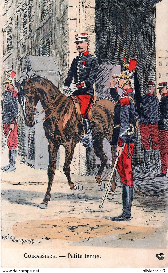 France - Cuirassiers - Petite Tenue- Illustrateut Maurice Toussaint - Uniformen