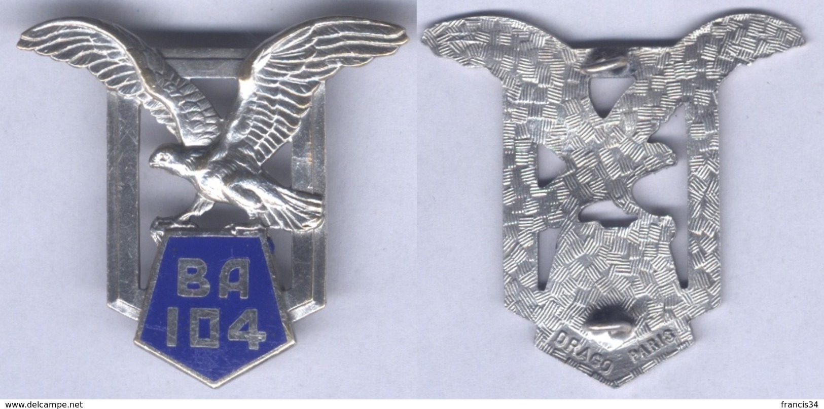 Insigne De La Base Aérienne 104 - Le Bourget - Armée De L'air