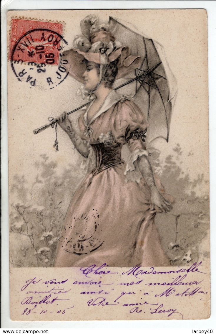 Cpa Illustrateur Fantaisie  Femme - 1905 - 1900-1949