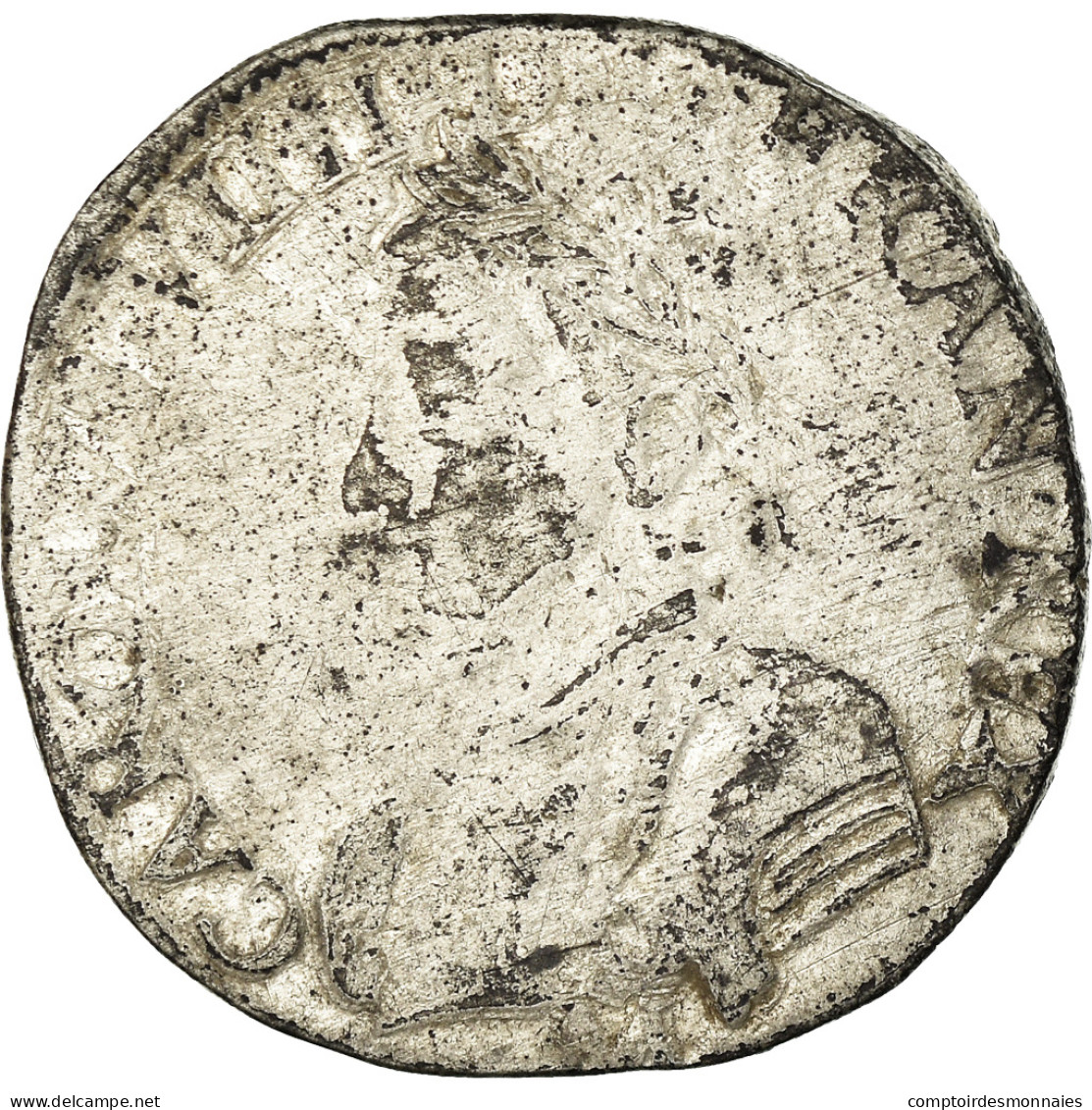 Monnaie, France, Charles IX, Teston, 1568, Toulouse, TB, Argent, Sombart:4602 - 1560-1574 Karl IX.
