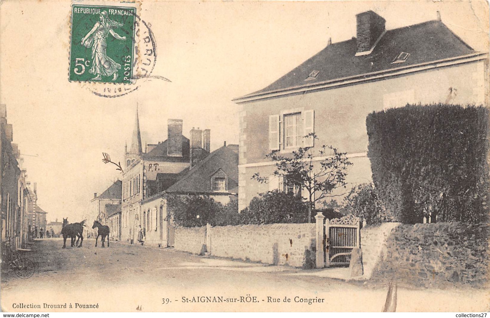 53-SAINT-AIGNAN-SUR-RÖE- RUE DE CONGRIER - Saint Aignan Sur Roe