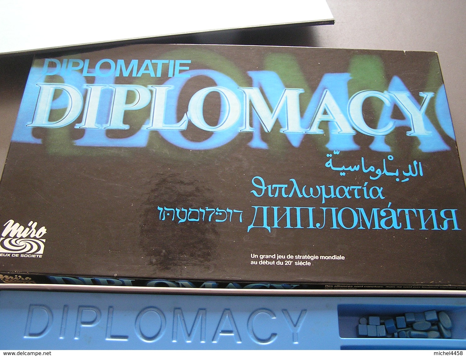 Jeu DIPLOMACY VINTAGE 1978 par MIRO MECCANO Licence AVALON HILL