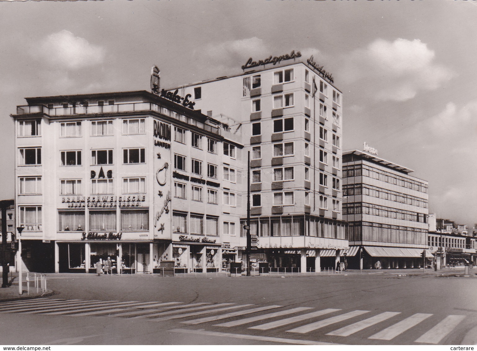 ALLEMAGNE,GERMANY,DEUTSCHLAND,BASSE SAXE,BRAUNSCHWEIG,VUE AERIENNE,CARTE PHOTO,COMMERCE - Braunschweig