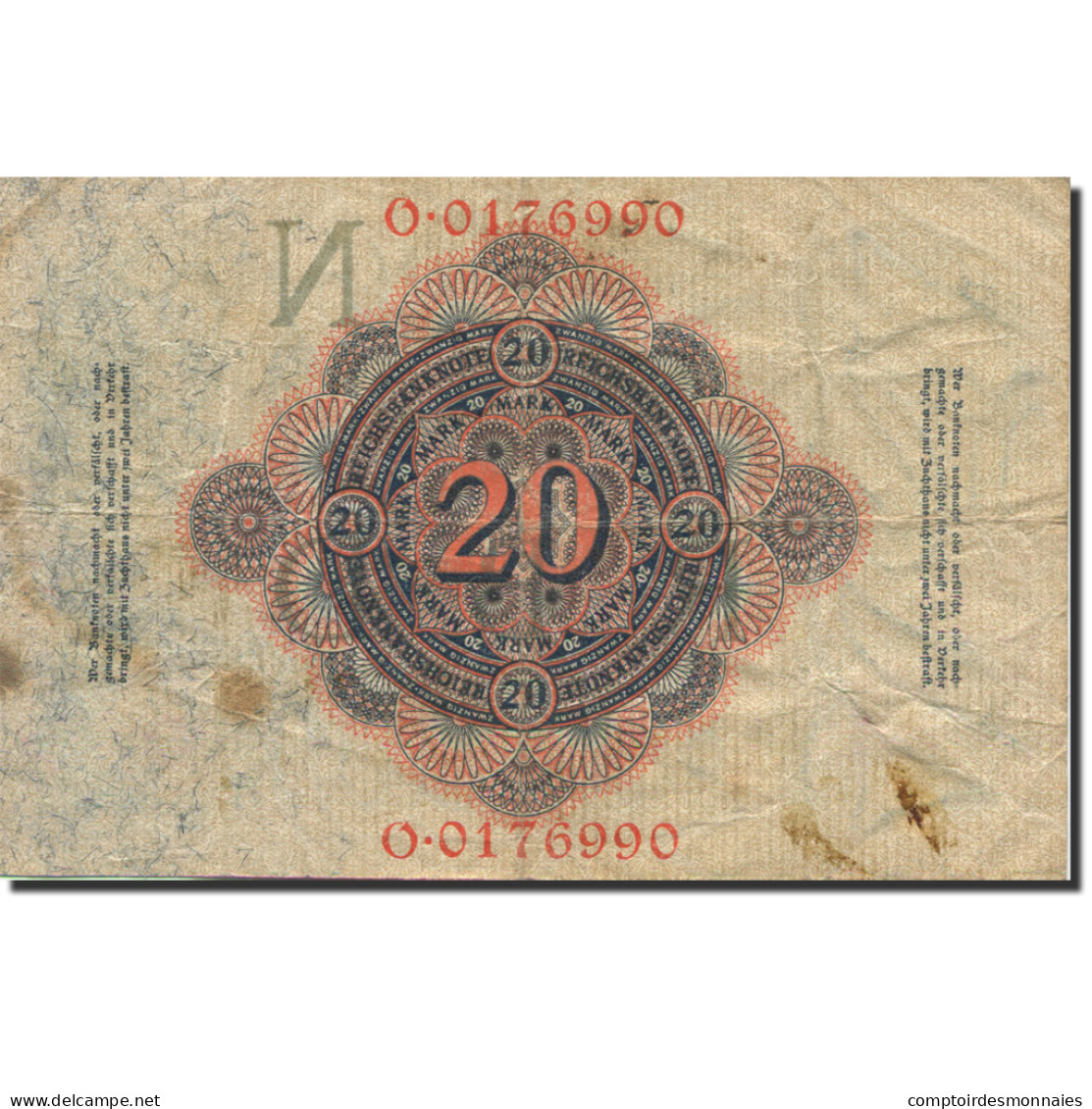 Billet, Allemagne, 20 Mark, 1914, 1914-02-19, KM:46b, TTB - 20 Mark