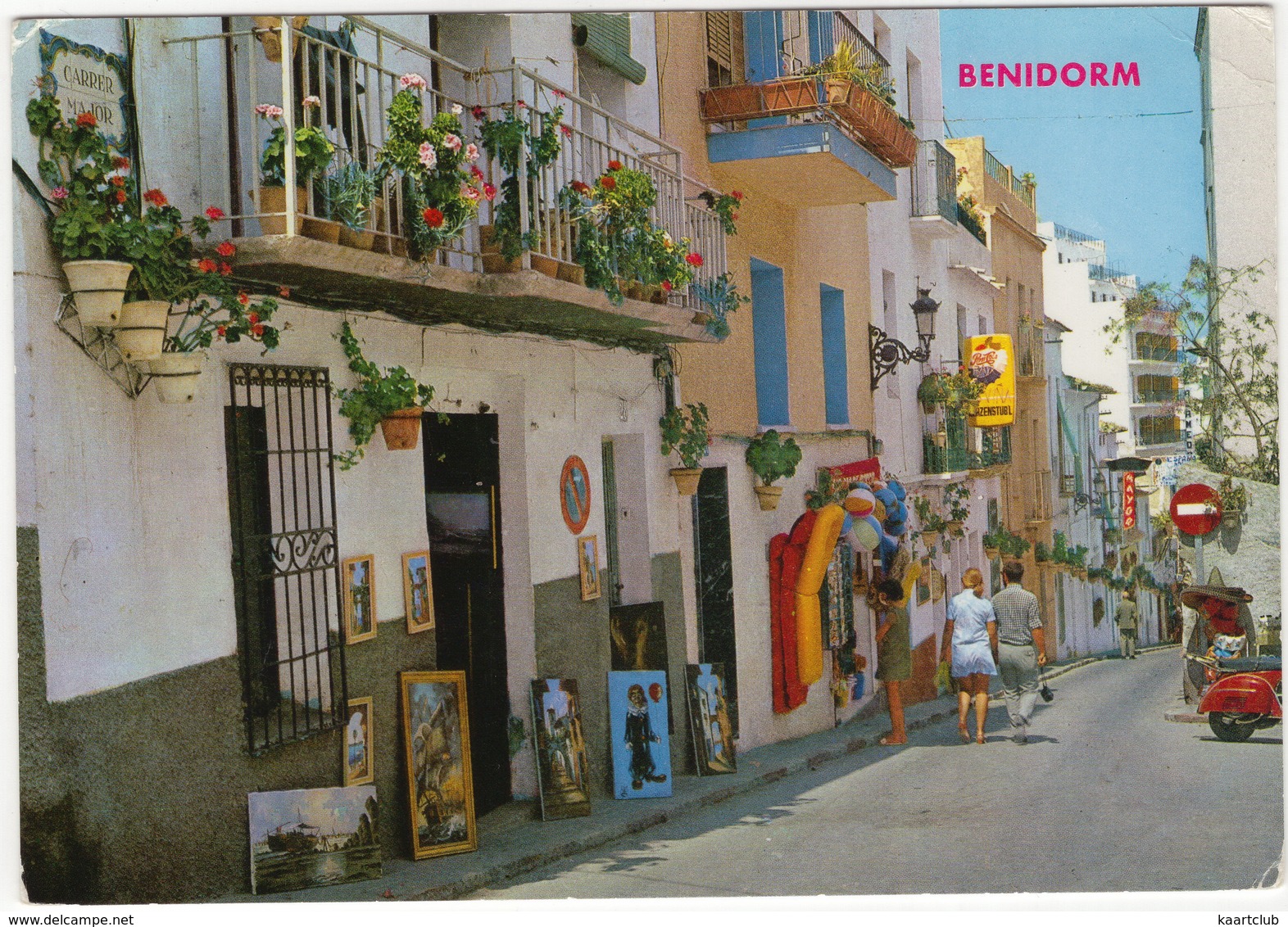 25 Benidorm - (Alicante)  - Calle Tipica - (Espana/Spain) - Alicante