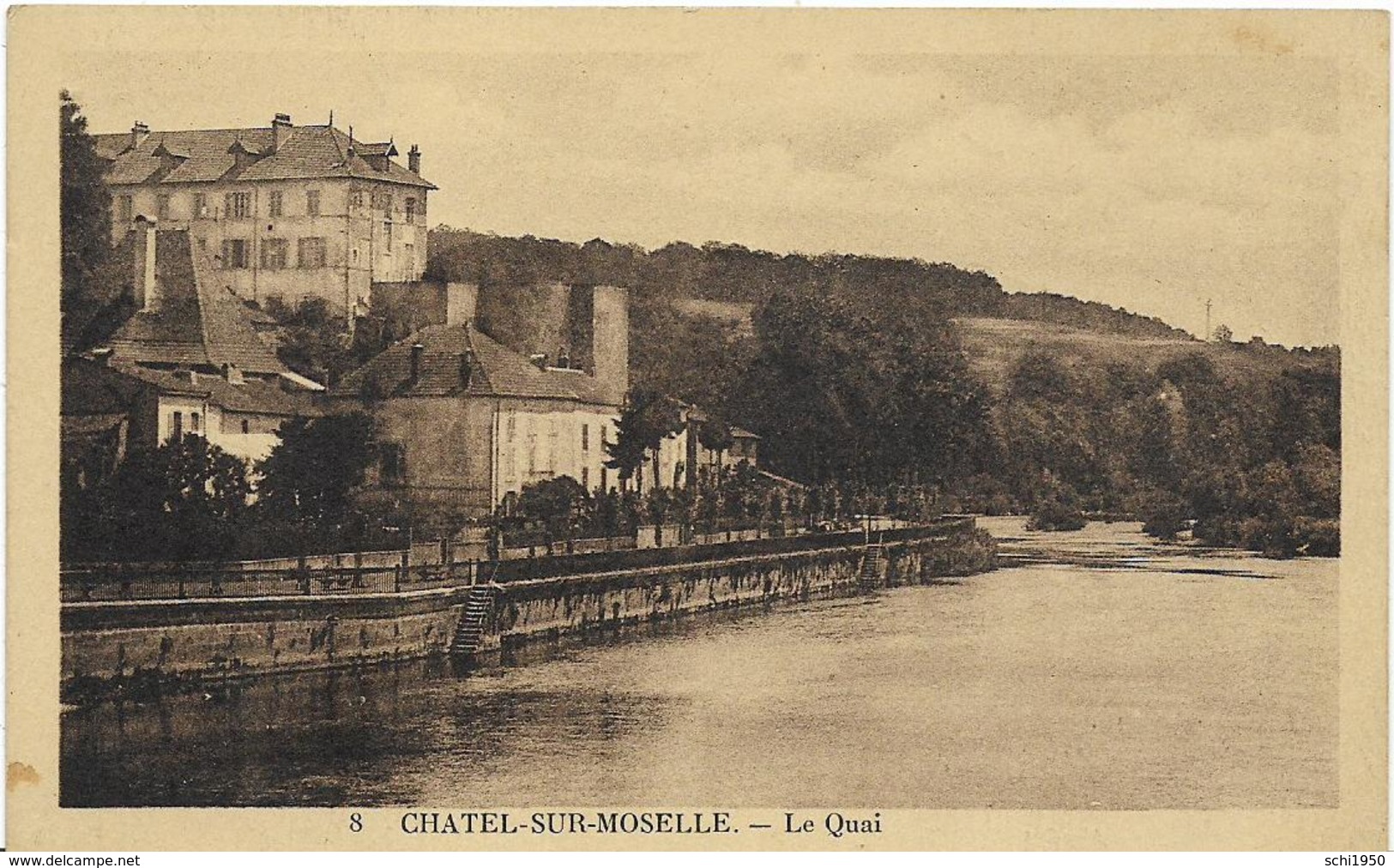 ~ JP  ~  88  ~  CHATEL  SUR  MOSELLE  ~     Le Quai   ~ - Chatel Sur Moselle