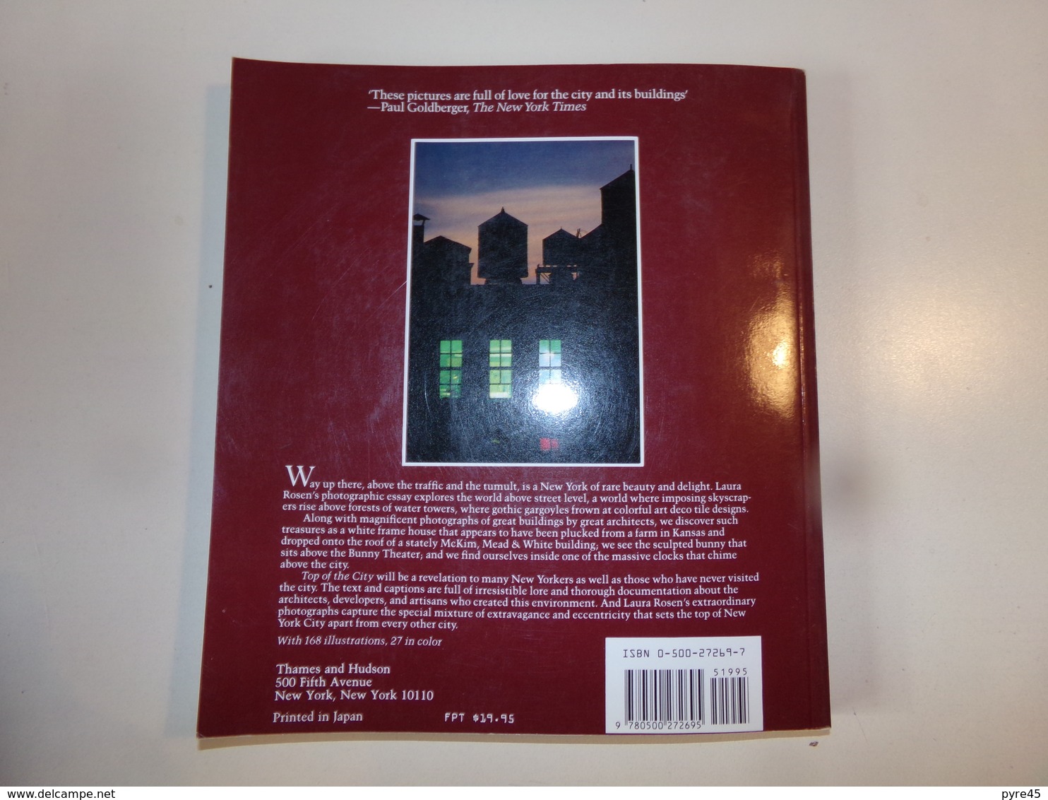 Top Of The City New York's Hidden Rooftop World Par Rosen, 1990, 167 Pages - Sonstige & Ohne Zuordnung