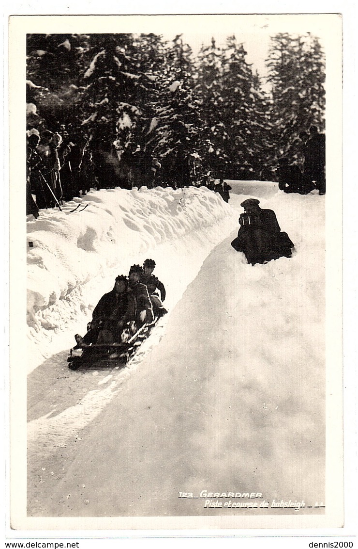 GERARDMER (88) - Piste Et Course De Bobsleigh - Ed. LL. - SPORTS D' HIVER - BOBSLEIGH - Gerardmer