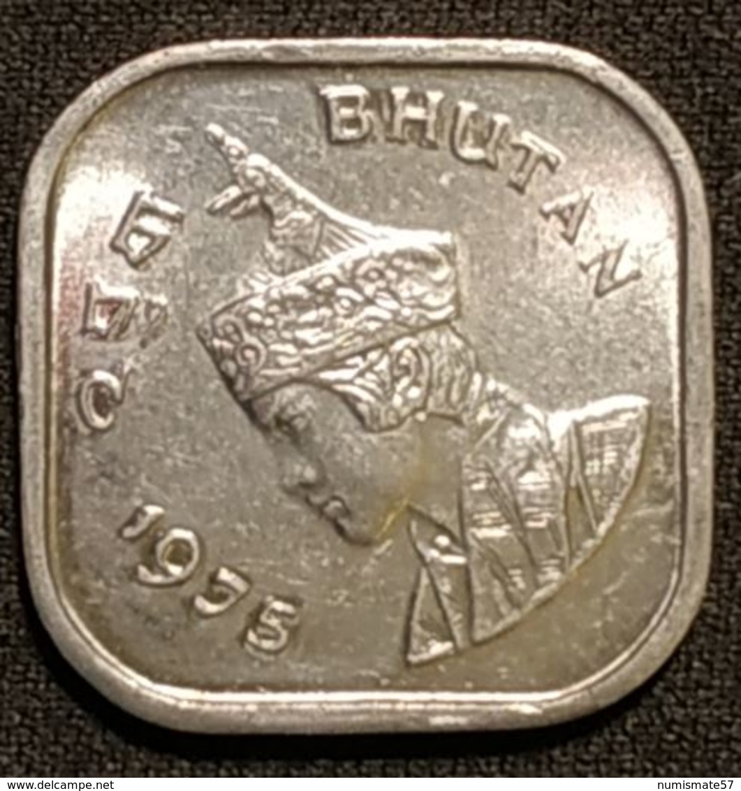 BHOUTAN - BHUTAN - 5 CHETRUMS 1975 - Jigme Singye - KM 37 - Bhoutan