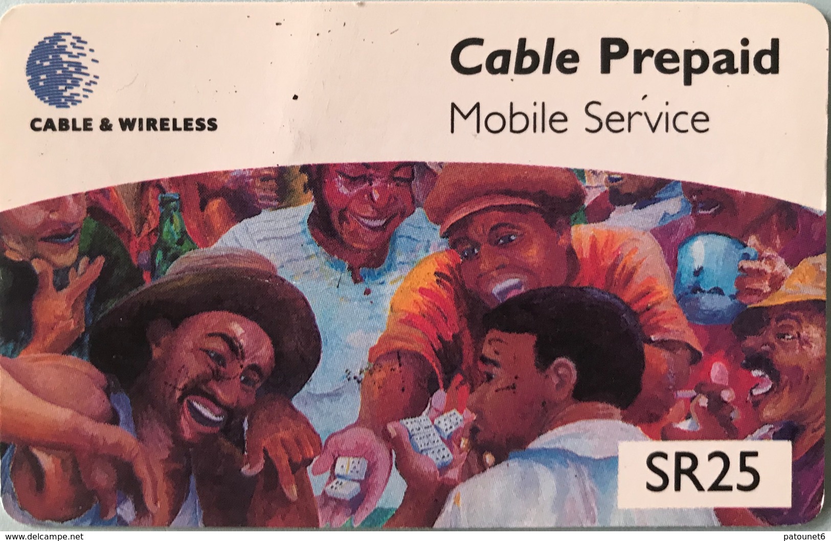 SEYCHELLES - Prepaid  -  Cable § Wireless   -  SR 25 - Seychellen