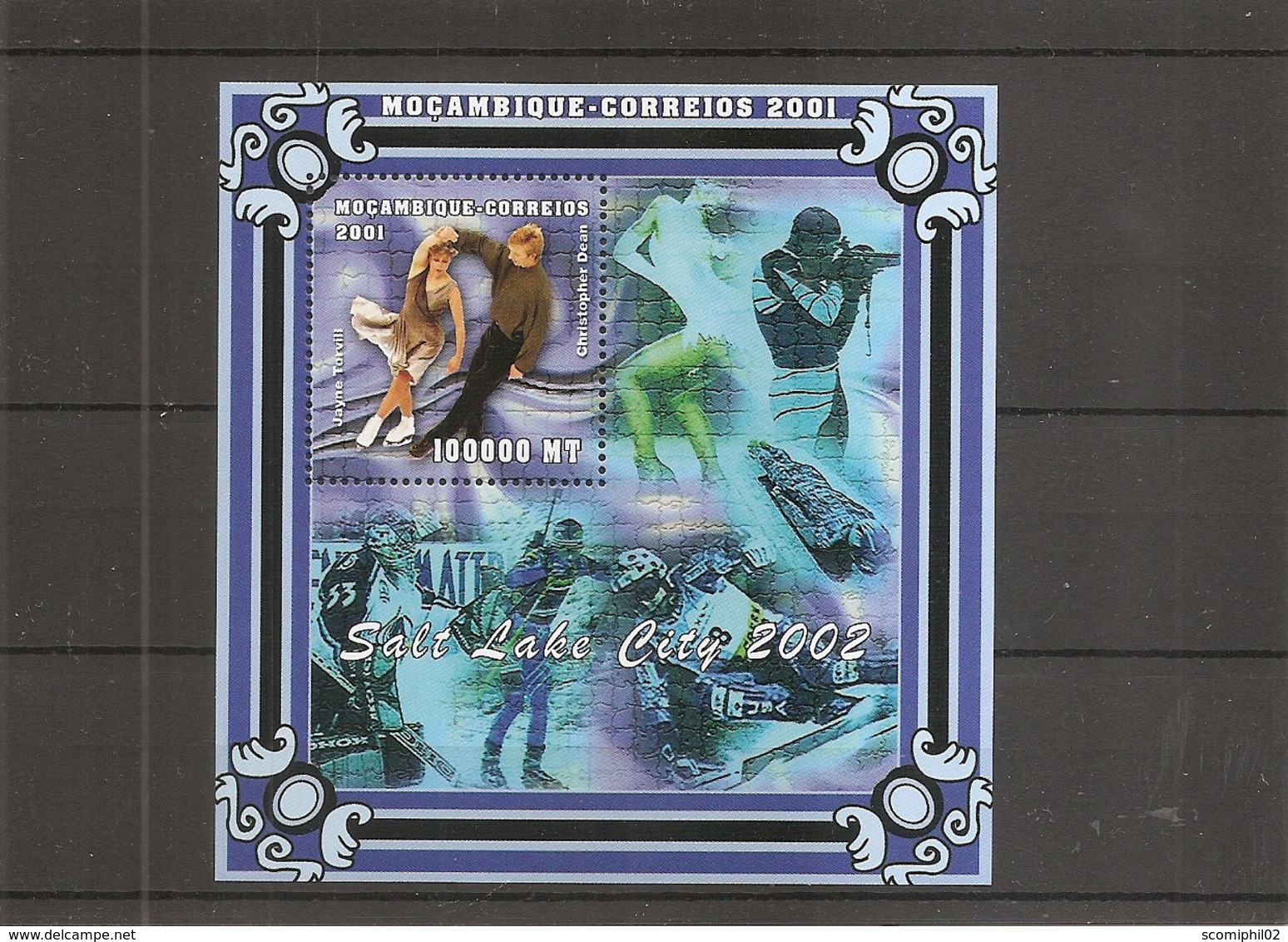 JO D'hiver De SaltLakeCity -2002 - Patinage Artistique ( BF 66 XXX -MNH- Du Mozambique) - Winter 2002: Salt Lake City