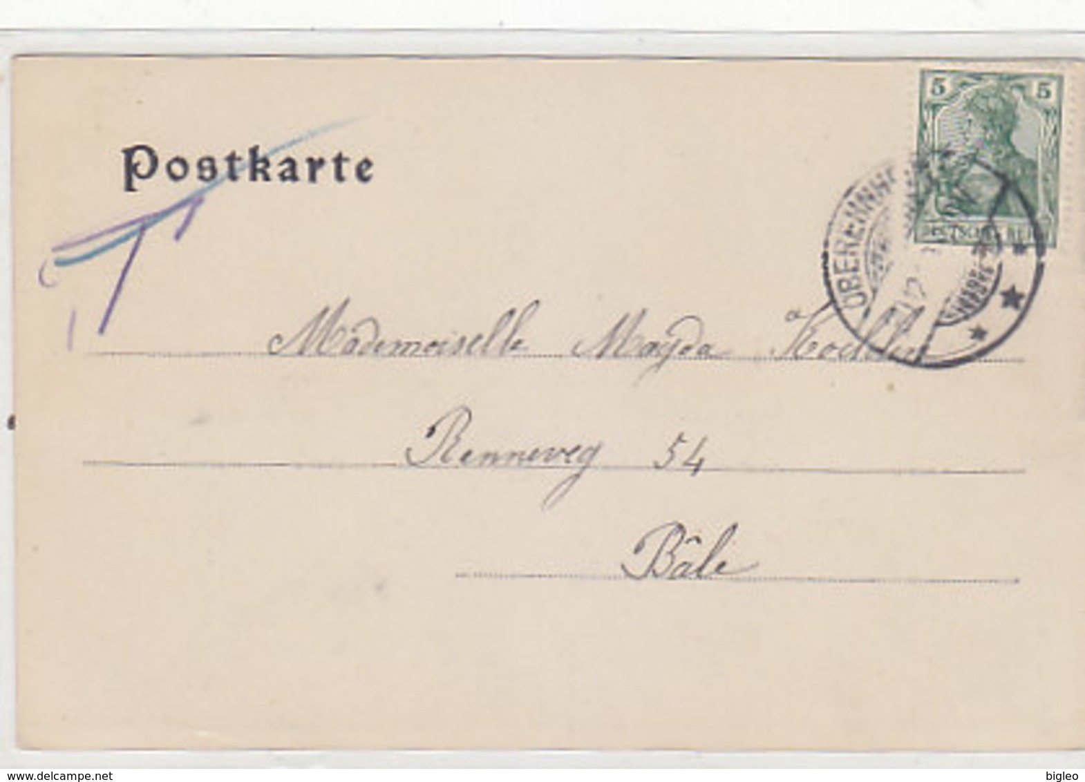 Obernai / Oberehnheim - Weingut Weissenburger - Litho - Sign. - Deutsche Frankatur    (A-192-191026) - Elsass