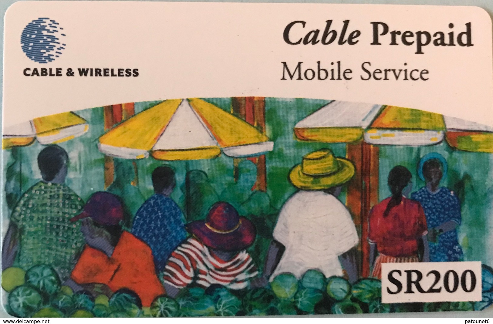 SEYCHELLES  -  Prepaid  - Cable § Wireless  - SR 200 (fine Numbers) - Seychellen