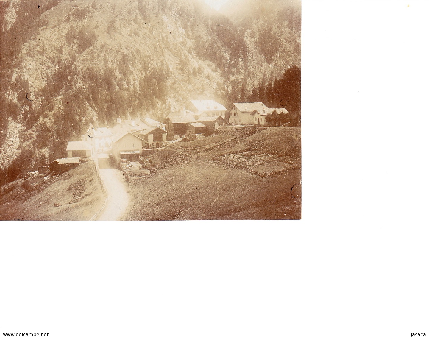 Photo Originale: Bérisal 1904 .. Pacozzi (Route Du Simplon, Municipal. Ried-Brig) - Places