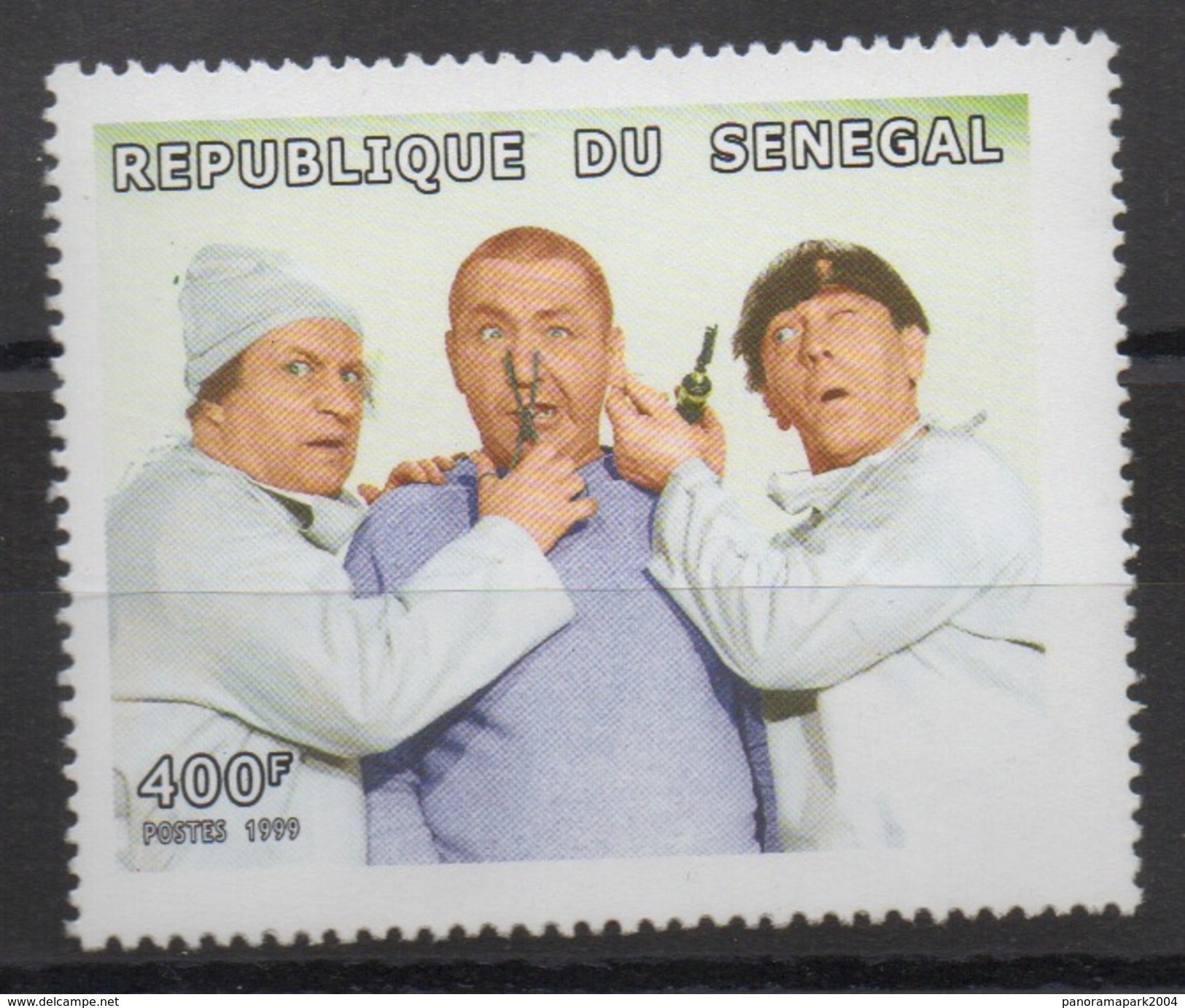 Sénégal 1999 - Mi. 1887    400 F The Three Stooges Neuf ** MNH RARE Scarce - Senegal (1960-...)