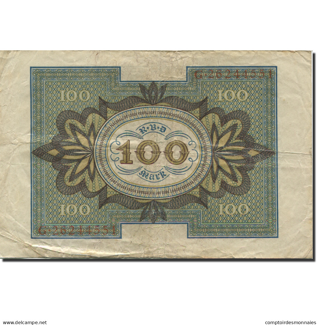 Billet, Allemagne, 100 Mark, 1920, 1920-11-01, KM:69b, TTB - 100 Mark