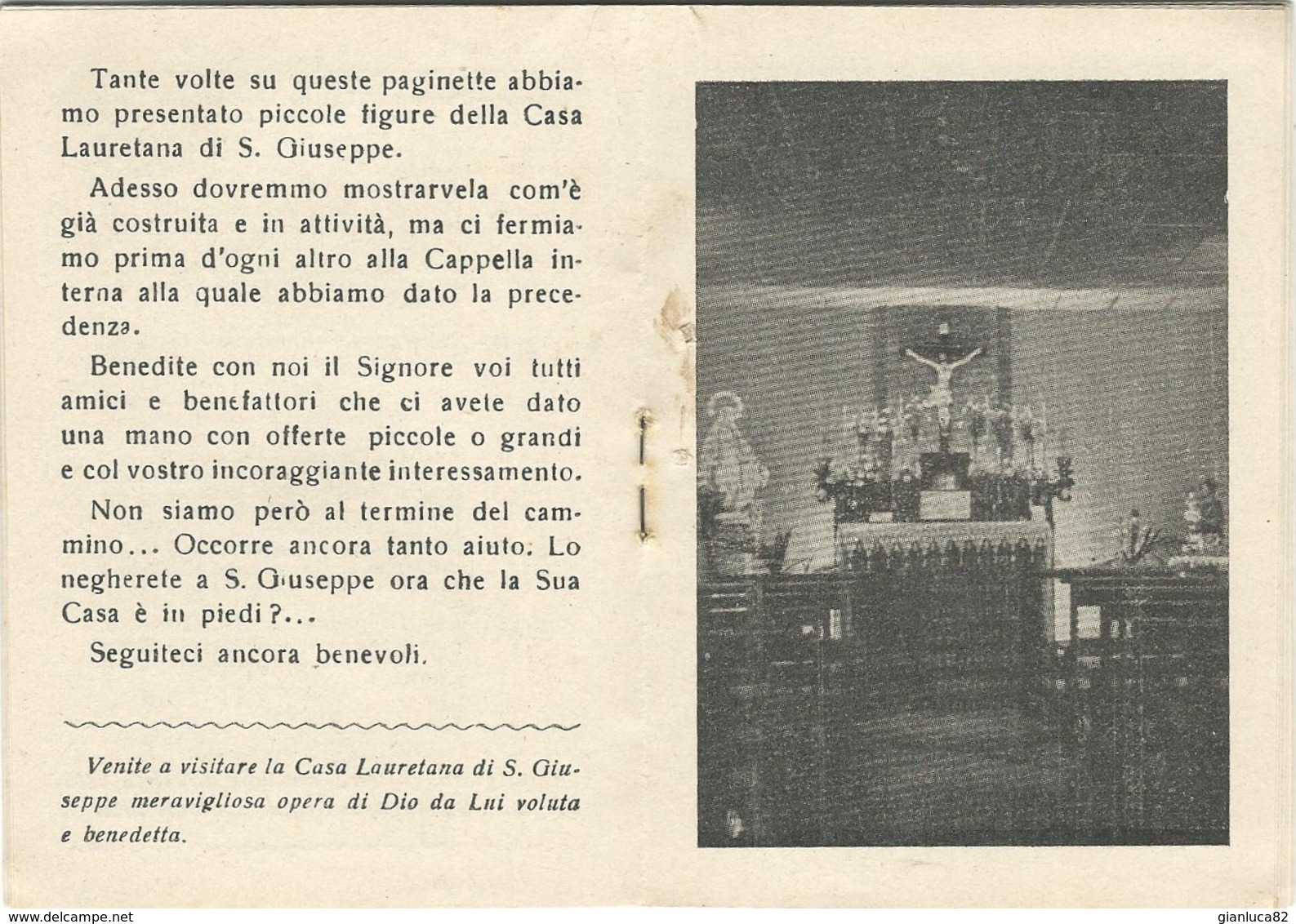 Calendarietto Jte Ad Joseph Opera Divino Amore Napoli 1963 12,0 X 8,3 Pag. 20 (64) - Petit Format : 1961-70