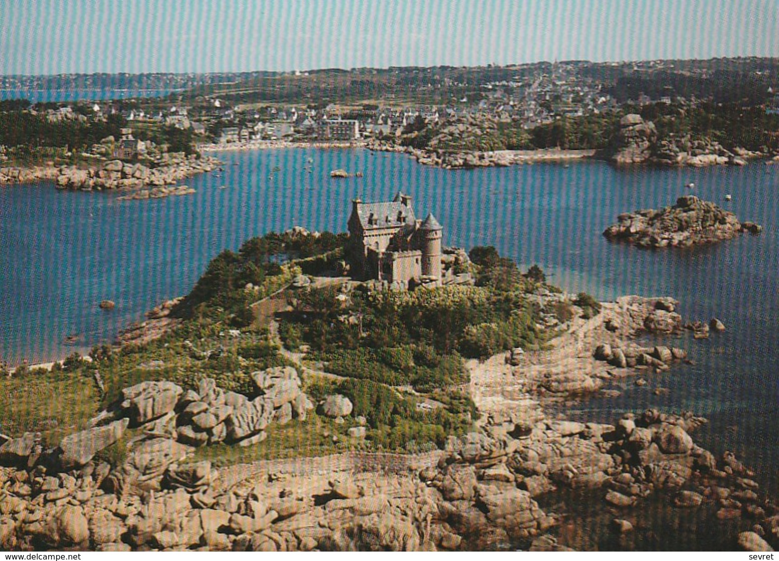 PLOUMANAC'H. - Vue Générale Sur La Ville Et La Plage De St-Guirec. CPM - Ploumanac'h